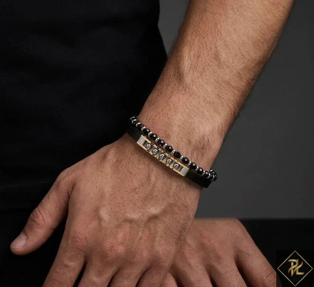 Men’s Stainless Steel Chain Bracelet Classic Modern Style