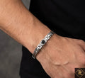 Men’s Stainless Steel Link Bracelet Anti-Tarnish Classic Style