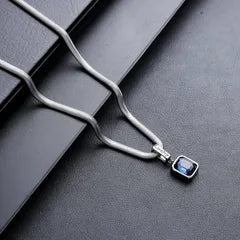Unisex Titanium Steel Snake Bone Geometric U Shape