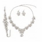Crystal Jewelry Set - White Background