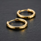 Minimalist Classic Gold Huggie Hoop Earrings