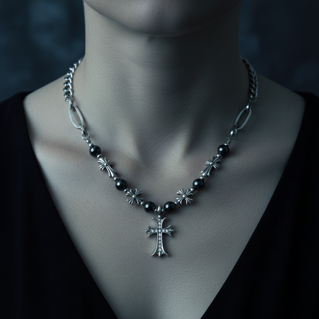 Gothic Cross Worn