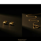 PranaviLuxe™ Elegant Daily Set – Necklace & Earrings
