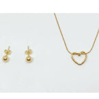 PranaviLuxe™ Elegant Daily Set – Necklace & Earrings