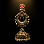 Macro Chandbali Jhumka