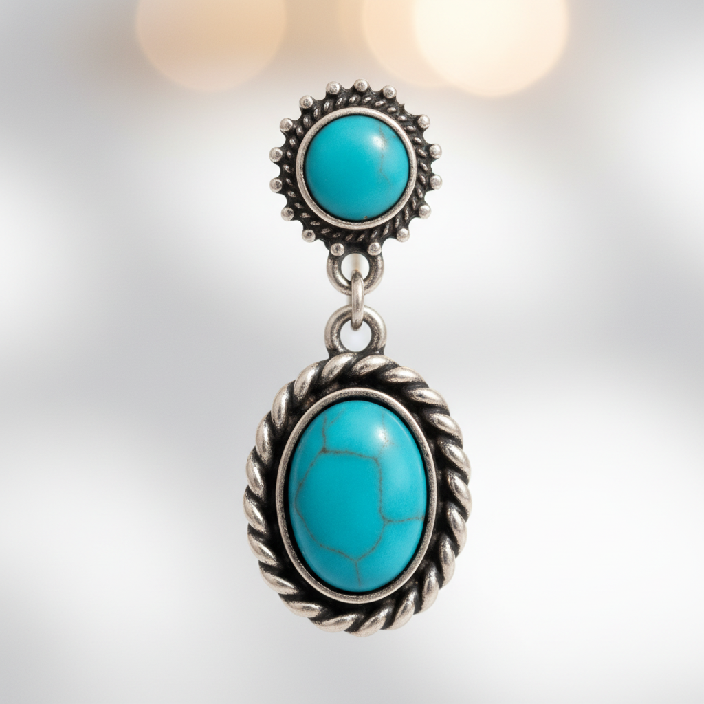 Macro Turquoise Rope-Twist