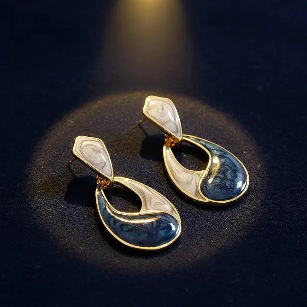 Navy Velvet Side Angle