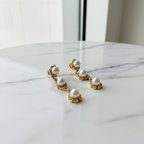 Pearl Drop Earrings Editorial