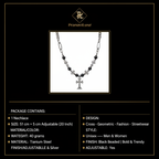 PranaviLuxe Cross Necklace Infographic