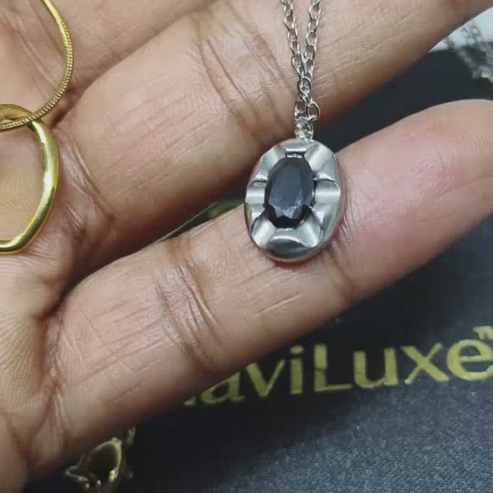 PranaviLuxe™ Dual Metal Set – Gold & Silver Necklace
